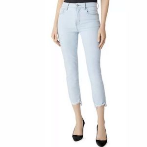 J Brand Ruby High-Rise Cropped Cigarette Jeans